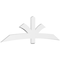 Ekena Millwork Davenport Architectural Grade PVC Gable Bracket, 96"W x 28"H x 2"D x 6"F, 7/12 Pitch GBP096X28X0206DAV00 - alternate 1
